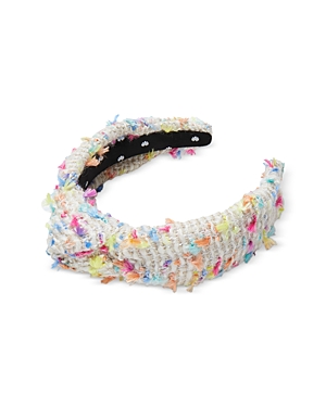 Shop Lele Sadoughi Boucle Knot Headband In Multi