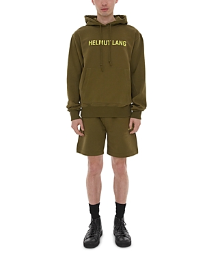 Shop Helmut Lang Outer Sp Hoodie In Olive