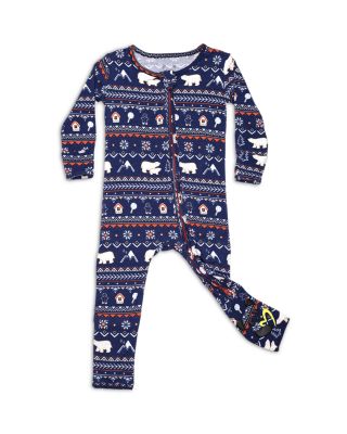 Bellabu Bear - Unisex Polar Isle Print Convertible Footie - Baby, Little Kid