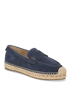 Shop Sam Edelman Women's Kai Espadrille Loafers In Hudson Blue