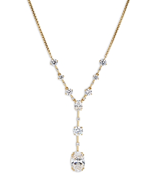 Nadri Evelyn Cubic Zirconia Y-necklace In Gold