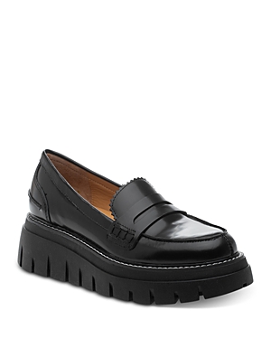 J/slides Women's Tyler Platform Loafers In Black