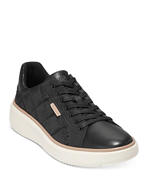 Shop Cole Haan Men's Grandpr Topspin Lace Up Sneakers In Black