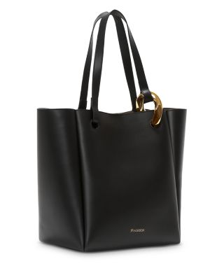Corner Chain Leather Tote