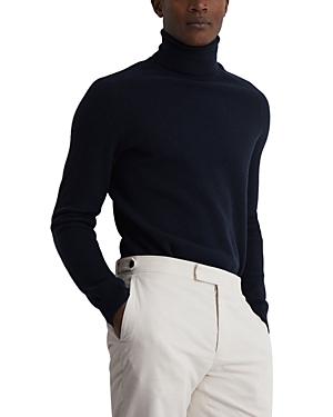 Reiss Mens Navy Skipton Slim-fit Wool Jumper In Navy
