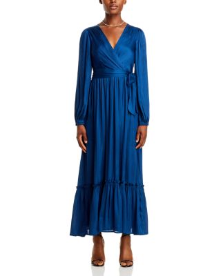 AQUA - Tie Waist Maxi Dress - Exclusive