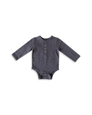 Pehr - Unisex Essentials Henley Long Sleeve Bodysuit - Baby