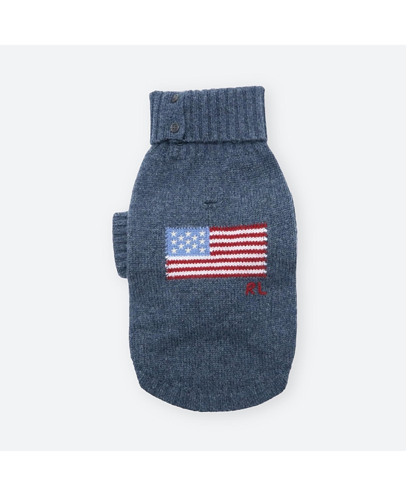 Polo Ralph Lauren Pet Flag Wool-Blend Dog Jumper