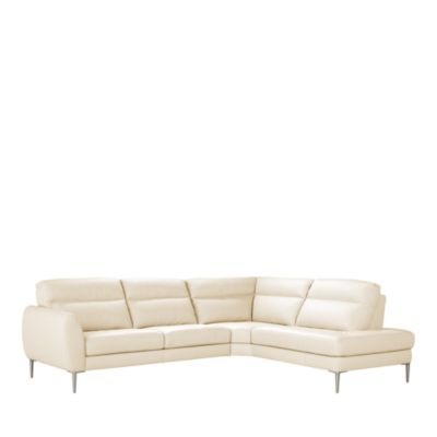 Parisi 2-Piece Leather Sectional