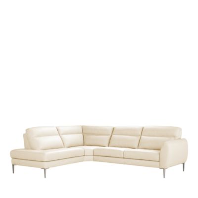 Parisi 2-Piece Leather Sectional
