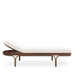 Caracole Rhythm Chaise In Ivory