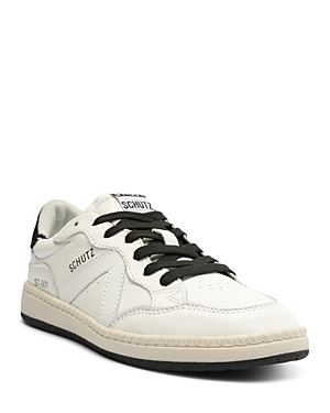 SCHUTZ WOMEN'S ST 001 ALMOND TOE SNEAKERS
