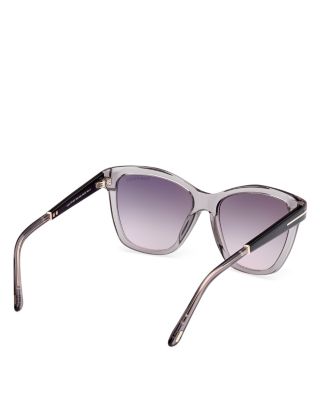 Square Plastic Sunglasses, 54mm