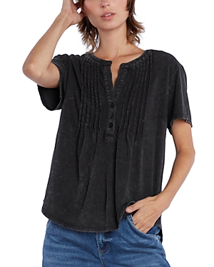 Billy T Pleated Knit Top