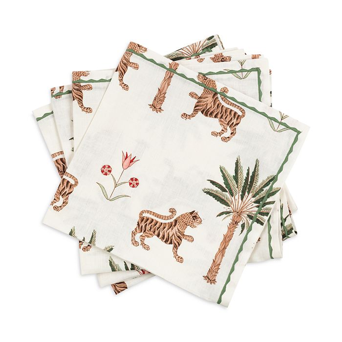 Matouk Tiger Palm Napkin, Set of 4