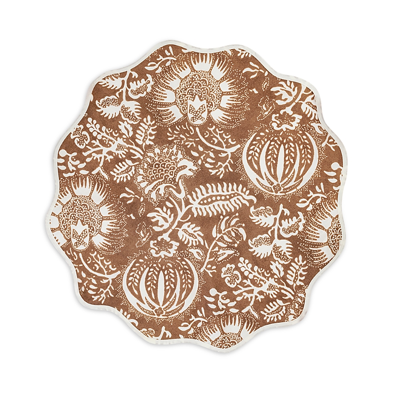 Matouk Granada Circle Placemat, Set Of 4 In Chestnut