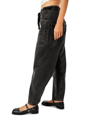 We The Free Moxie Low Slung Pull On Barrel Jeans