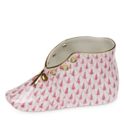 Herend Porcelain Baby Shoe