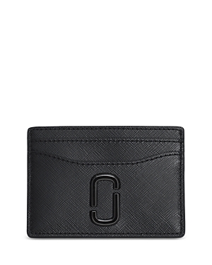 Marc Jacobs The Utility Snapshot Dtm Card Case In Black/shiny Black
