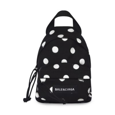 Balenciaga Explorer Mini Backpack Sprayed Polka Dots Printed 