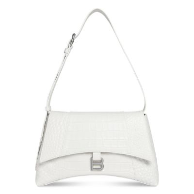 Downtown Mini Shoulder Bag Crocodile Embossed