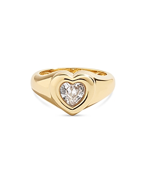 Shop Baublebar Julia Heart Ring In Gold