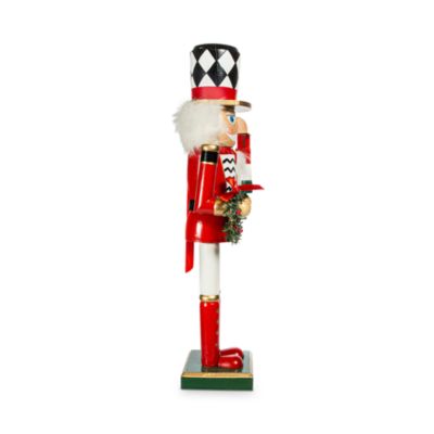 15" Red, White and Black Nutcracker
