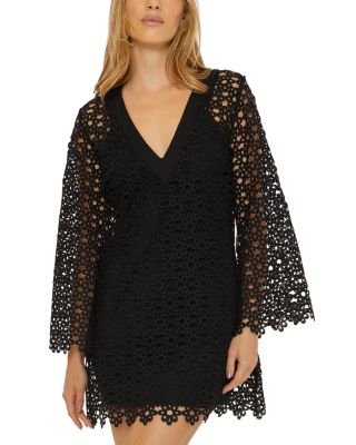 chinese dress ladies Trina Turk Womens Zathar Dress, 10, Black, Women's