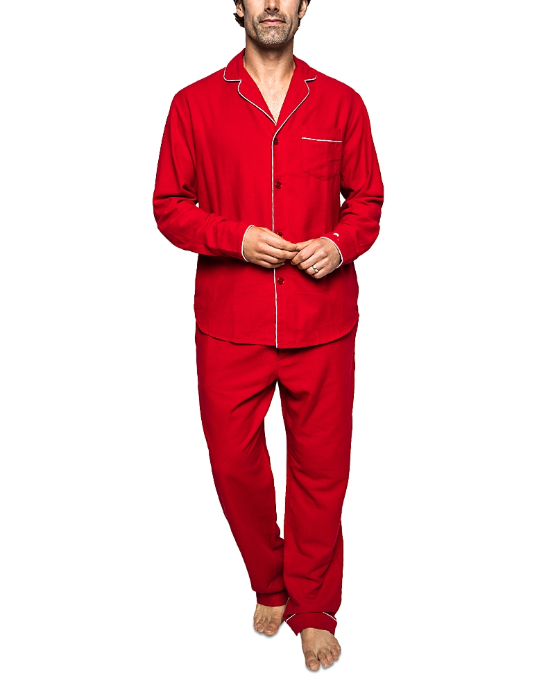 Petite Plume Cotton Flannel Pajama Set