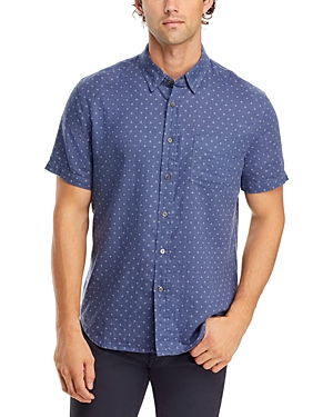Shop Rails Carson Short Sleeve Shirt In Admiral Blue