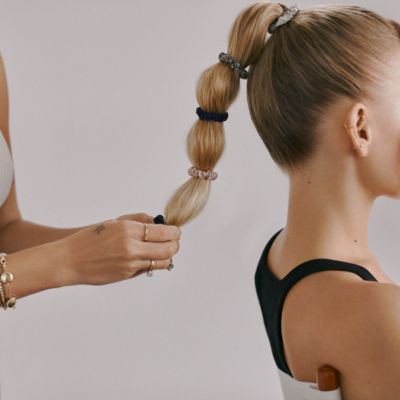 Pure Silk Minnie Scrunchies, Set of 12