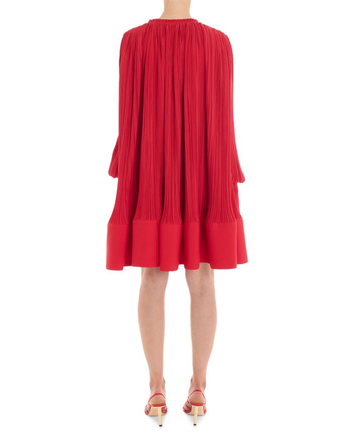 Flared Pleated Dress
