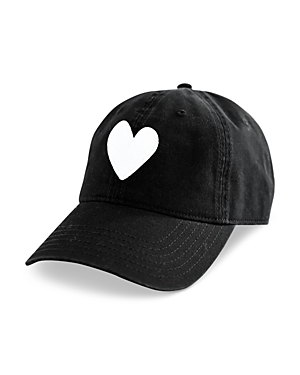 Kerri Rosenthal Heart Baseball Hat In Black