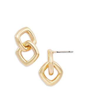 Aqua Lined Earrings - 100% Exclusive In Gold