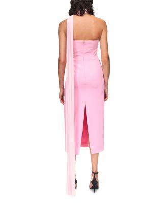 white christmas dresses LEATHER LEAF AND SIDE CUT-OUT GOWN – David Koma main image 1