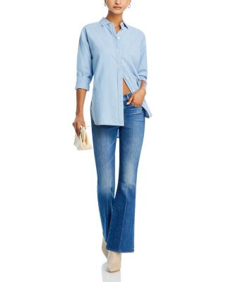 The Weekender Mid Rise Flared Jeans in It's A Small World