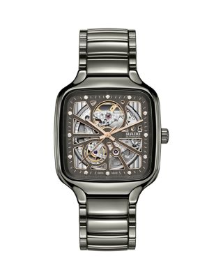 RADO - True Square Open Heart Diamond Watch, 38mm