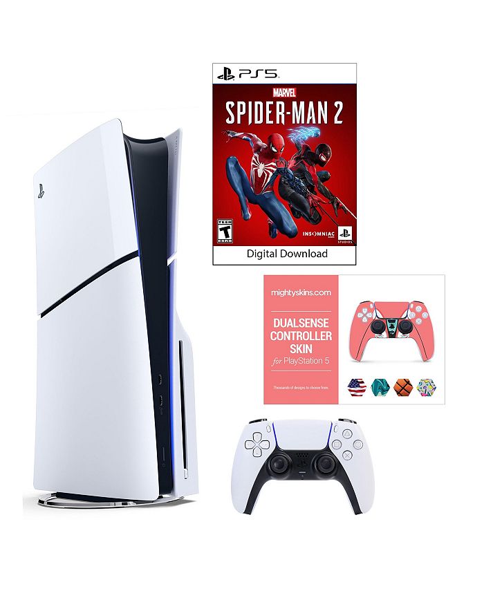 SONY PS5 Spider Man 2 Console with Controller Skin