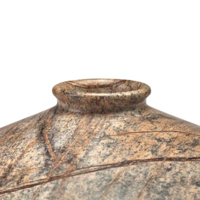 x Kelly Wearstler Dune Brown Marble Vase