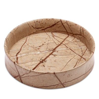 x Kelly Wearstler Dune Brown Marble Small Tray