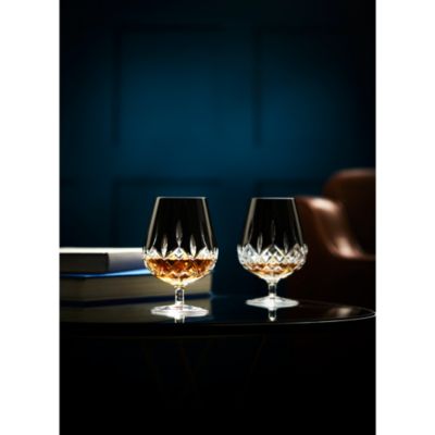 Connoisseur Lismore Black Brandy Balloon, Set of 2