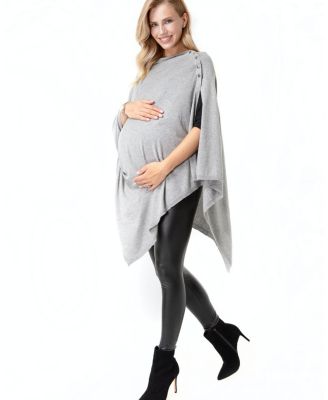 4 in 1 Multipurpose Knitwear as Maternity/Nursing Shawl