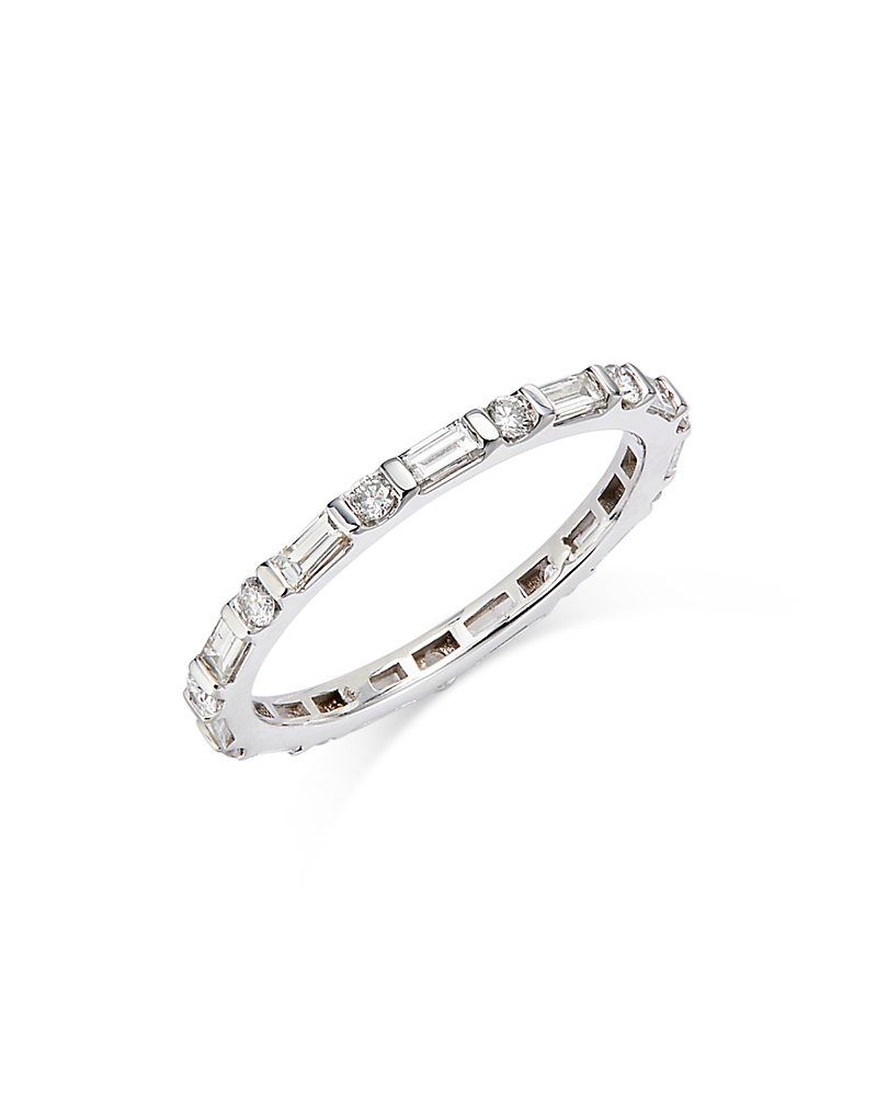 Bloomingdale's Fine Collection Diamond Eternity Band in 14K White Gold, 0.75 tcw