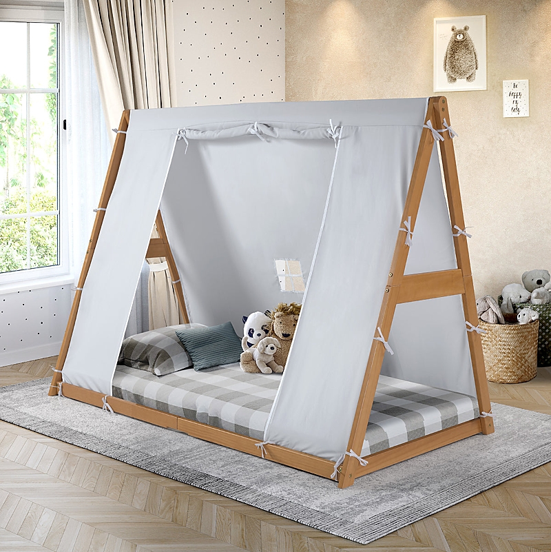 P'Kolino Tent Twin Floor Bed - Ages 18 months+