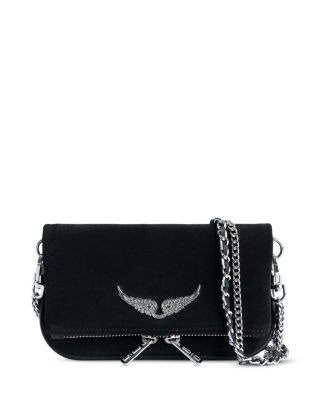Zadig Voltaire Rock Nano Suede Clutch Bloomingdale's