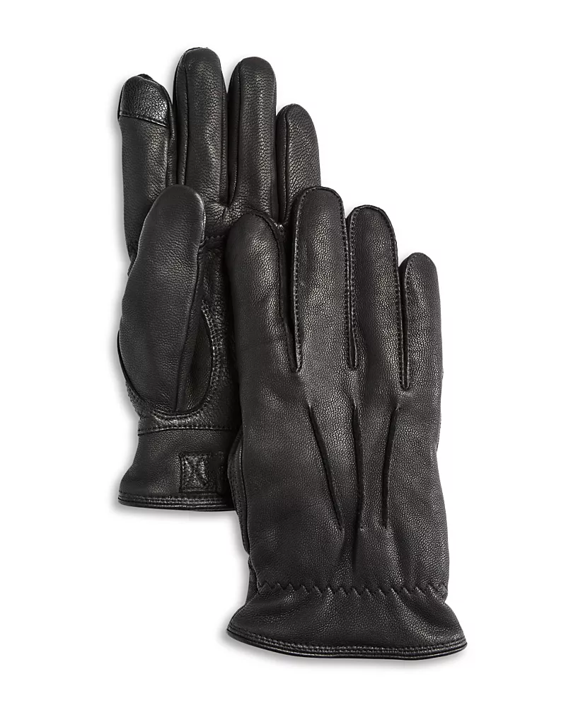 Ugg Men's 3 Point Leather Gloves