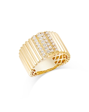 Bloomingdale's Diamond Statement Ring In 14k Yellow Gold, 0.30 Ct. T.w.