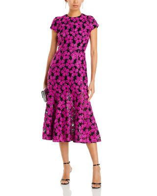green emerald velvet dress Floral Embroidered Strapless Dress 4 / Black