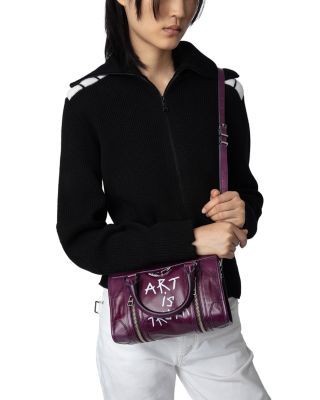 Zadig & Voltaire Sunny Vintage Effect Small Leather Bag