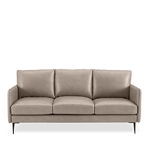 Chateau D'ax Elissa Leather Sofa In Mf636 Taupe